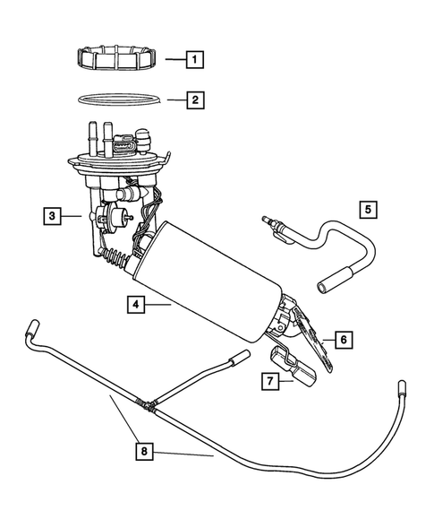 Fuel Pump and Sending Unit for 2003 Dodge Neon #0