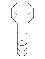 9XG053107L - : Ignition Coil Bolt for Mazda: 3, Tribute Image