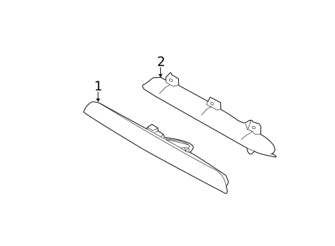 High Mounted Stop Lamp for 2011 Kia Sorento #0