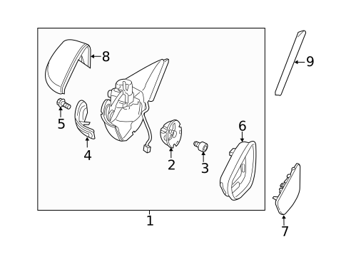 Mirrors for 2019 Volkswagen Beetle #1