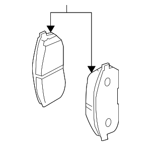 D10601NC1B - Brakes: Brake Pads for Infiniti Image