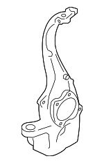 4K0407253D - Suspension: Knuckle for Audi: A6 allroad, A6 Quattro, A7 Sportback, RS6 Avant, S6, S7 Sportback Image