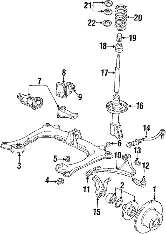 8A0615601 - Suspension: Rotor for Audi Image