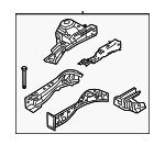 9E5Z16054A - Body: Apron/Rail Assembly for Ford: Fusion | Lincoln: MKZ, Zephyr | Mercury: Milan Image
