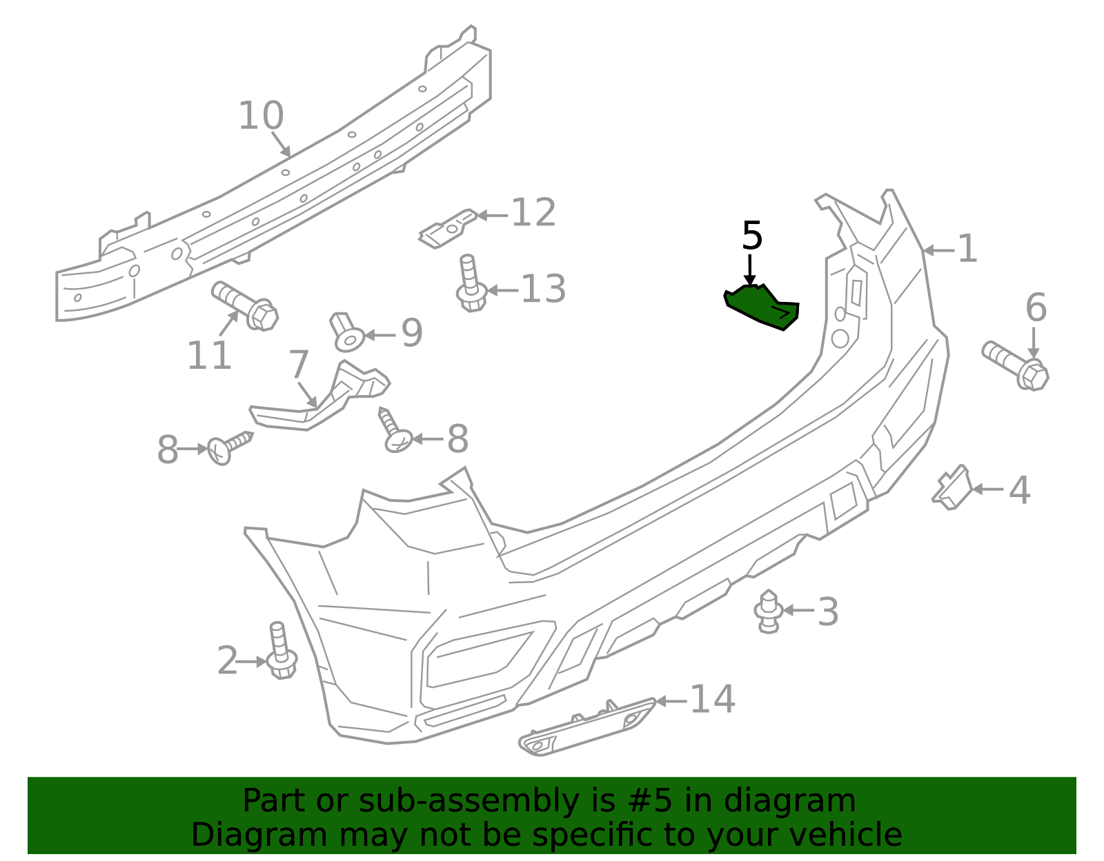 2020-2025 Mitsubishi Outlander Sport Upper Bracket 6410D897 ...