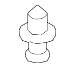 MU488006 - Body: Bumper Cover Retainer Clip for Mitsubishi: Eclipse, Eclipse Cross, Endeavor, Galant, Lancer, Mirage, Mirage G4, Outlander, Outlander PHEV, Outlander Sport Image