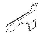 41007261461 - Body: Fender for BMW: 740i, 740Ld xDrive, 740Li, 740Li xDrive, 750i, 750i xDrive, 750Li, 750Li xDrive, 760Li, ActiveHybrid 7 Image