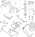 2233520000 - Suspension: Bushings for Mercedes-Benz Image