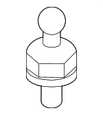 13717590625 - Engine: Engine Cover Ball Stud for BMW Image
