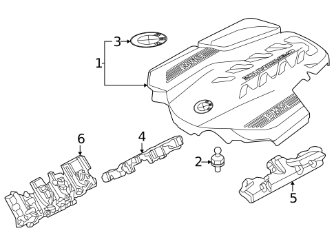 Engine Appearance Cover for 2026 BMW X5 #0