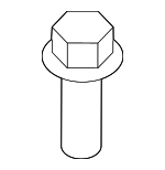 51137057671 - : 2009-2015 BMW - License Lamp Bolt for BMW: 740i, 740Ld xDrive, 740Li, 740Li xDrive, 750i, 750i xDrive, 750Li, 750Li xDrive, 760Li, ActiveHybrid 7 Image