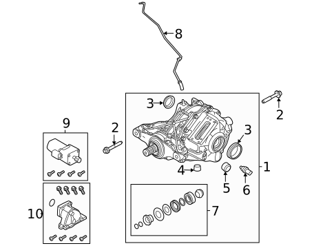 Axle & Differential for 2022 Land Rover Range Rover #0