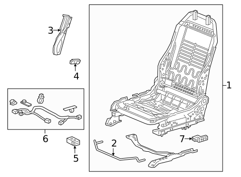 Tracks & Components for 2019 Honda Civic #1