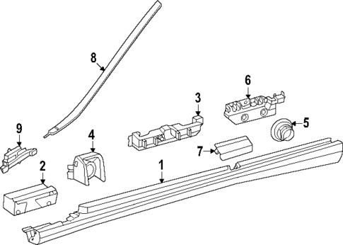 Exterior Trim - Pillars for 2025 Mercedes-Benz GLC350e #2
