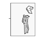5215A106 - Body: Headlamp Mounting for Mitsubishi Image