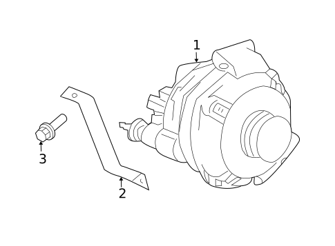 Alternator for 2007 Dodge Magnum #0