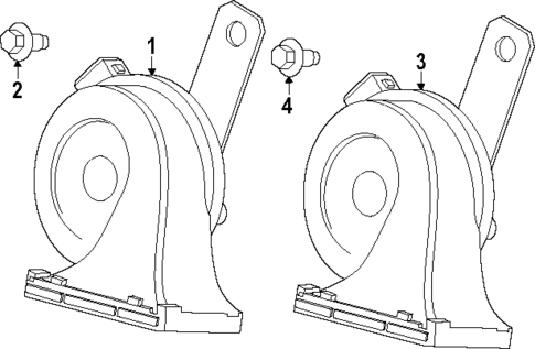 Horn for 2025 Volvo EX30 #0