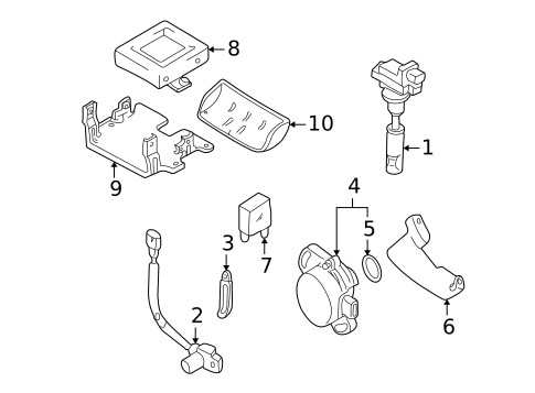 Control Modules for 2001 Chevrolet Tracker #0