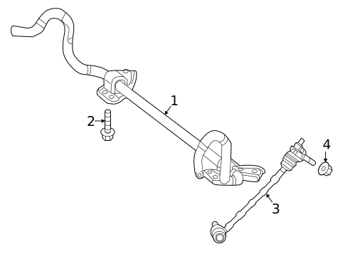 Stabilizer Bar & Components for 2019 Mercedes-Benz C63 AMG #6