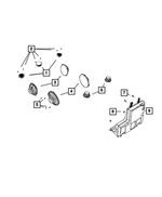 6512499AA - Electrical: Screw, Right Rear Door for Mopar Image