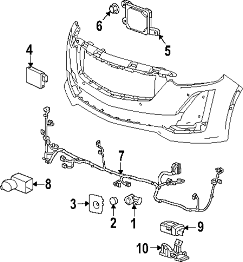 Parking Aid for 2025 Cadillac CT5 #0