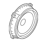 96330G3000 - Body: Front Dr Speaker for Hyundai: Elantra GT Image