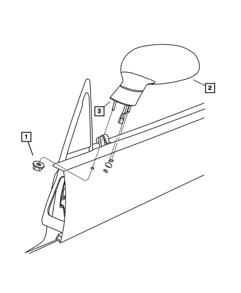 Exterior Mirror for 2005 Dodge Viper #0