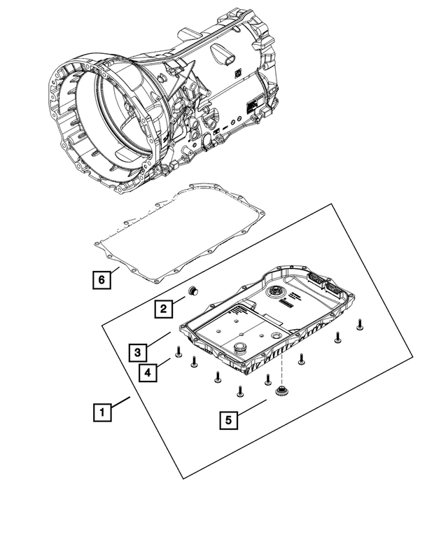 68145443AB - 8HP70; 8-Speed; Automatic Transmission: Fill Plug for Mopar Image