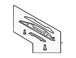 GD9Z54402A34AK - : Rear Trim for Lincoln: Continental Image