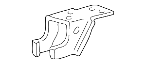 F5UZ16C153A - Electrical: Fender Apron Extension for Ford Image