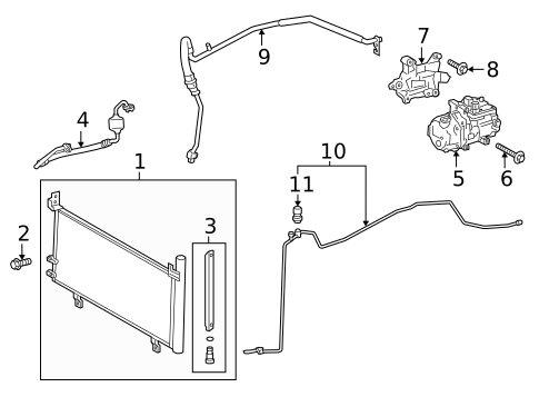 Belts & Pulleys for 2017 Toyota Camry #1