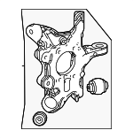 4230430121 - : 2023-2024 Toyota Crown - Knuckle for Toyota: Crown, Crown Signia Image