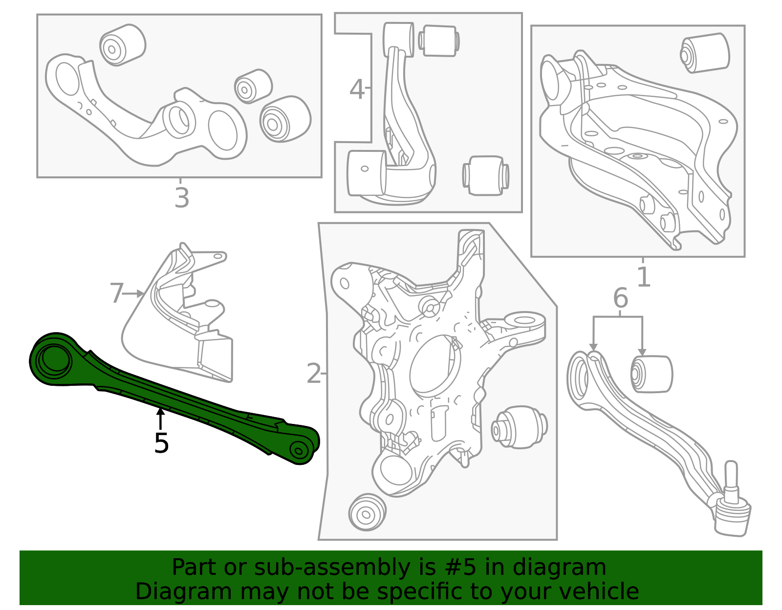 48710-0E120 - Suspension Control Arm 2023-2026 Toyota | Longo