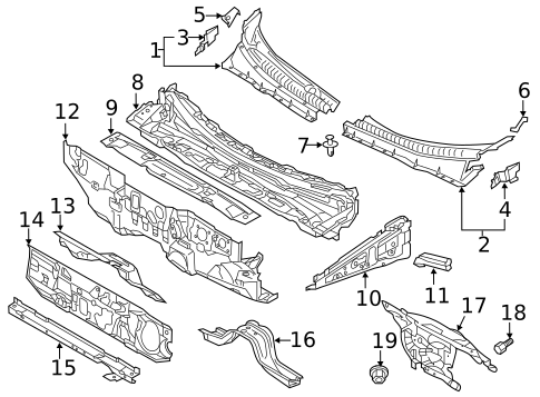 Cowl for 2025 Mitsubishi Outlander Sport #0