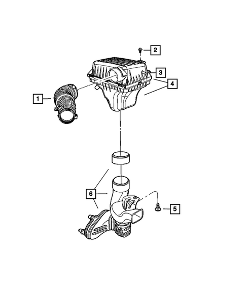 Air Cleaner for 2010 Dodge Charger #1