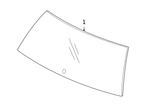 Glass - Lift Gate for 2005 Ford Freestyle #0