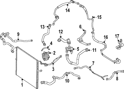 Intercooler for 2023 Mercedes-Benz SL 43 AMG&reg; #1