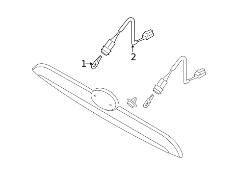 License Lamps for 2007 Kia Spectra #0