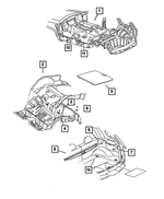 5FA14XDVAI - : Front Floor Carpet for Mopar Image