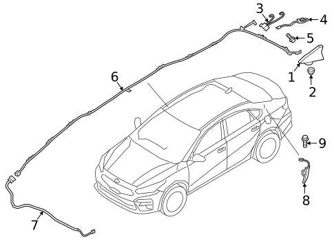 Antenna & Radio for 2019 Kia Forte #0