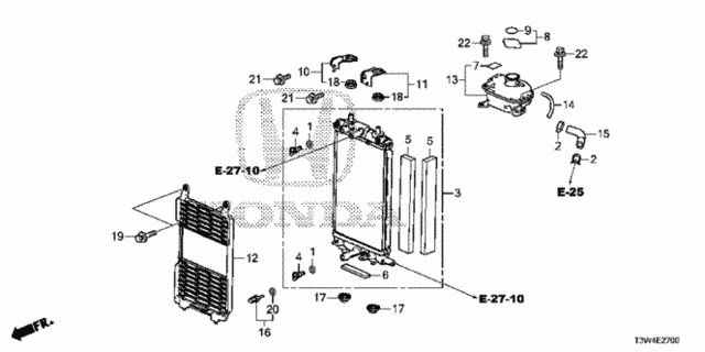 PCU Radiator (1) for 2014 Honda Accord #0