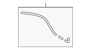 52209181845 - Body: Hose for BMW: 740i, 740Ld xDrive, 740Li, 740Li xDrive, 750i, 750i xDrive, 750Li, 750Li xDrive, 760Li, ActiveHybrid 7 Image