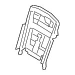 52209181765 - Body: Seat Back Frame for BMW Image