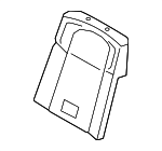 52209165793 - Body: Seat Back Pad for BMW: 740i, 740Ld xDrive, 740Li, 740Li xDrive, 750i, 750i xDrive, 750Li, 750Li xDrive, 760Li, ActiveHybrid 7 Image