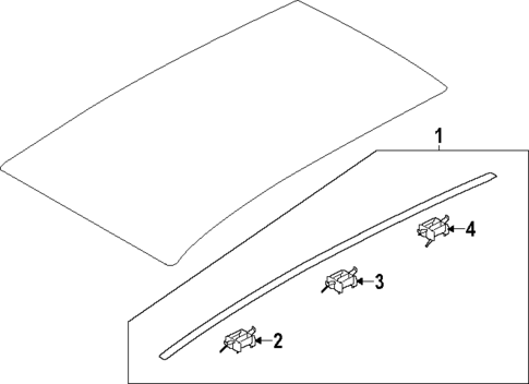 Exterior Trim - Roof for 2024 Hyundai Santa Fe #0