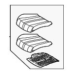 88100T6120V9R - : Cushion Assembly for Genesis: GV80, GV80 Coupe Image