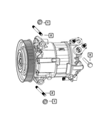 6102184AA - Air Conditioners and Heaters: Hex Head Bolt And Coned Washer for Mopar Image