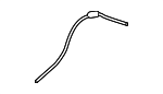 9J70031047 - Body: Washer Hose for Genesis: Electrified G80, G70, G80, G90, GV60, GV80, GV80 Coupe | Hyundai: Accent, Azera, Elantra, Elantra Coupe, Elantra GT, Elantra N, Entourage, Equus, Genesis, Genesis Coupe, Ioniq, Ioniq 5, Ioniq 6, Kona, Kona Electric, Kona N, Palisade, Santa Cruz, Santa Fe, Santa Fe Sport, Santa Fe XL, Scoupe, Sonata, Tiburon, Tucson, Veloster, Veloster N, Venue, Veracruz Image