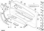 51416975351 - : Door Handle, Inside, Left for BMW Image
