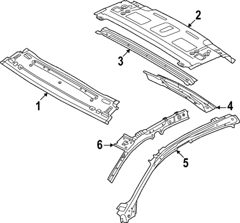 Roof & Components for 2026 Volvo EC40 #0